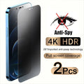 2PCS Full Cover anti Spy Screen Protector for Iphone 11 12 13 14 15 16 17 PRO MAX 6 7 8 plus XS X XR Tempered Glass Privacy